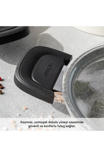 Emsan Fortis Granit 6 Parça Sahan Seti - Gri