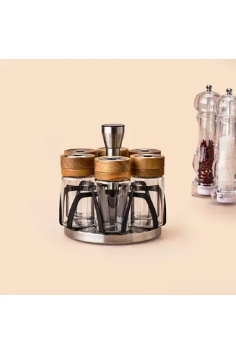 Arow Ellery Akasya Serisi Tr-6549 7li Baharat Seti 130 Ml