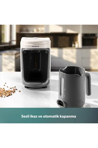 Homend Pottoman 1830h Bulut Kremi Türk Kahve Makinesi