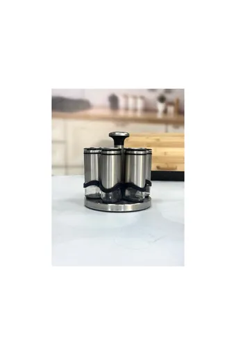 Arow Basil 7 li 115 Ml Döner Standlı Baharat Seti