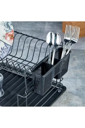 Cooker Metal 2 Katlı Tabaklık - Siyah - CKR2925