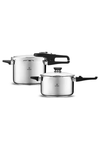 Emsan Fast Cooker Çift Emniyetli Düdüklü Tencere 4 +6 Litre
