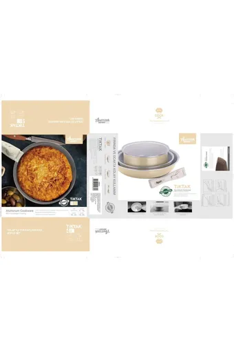 Amercook Bondy 4 Parça Tava Seti Krem