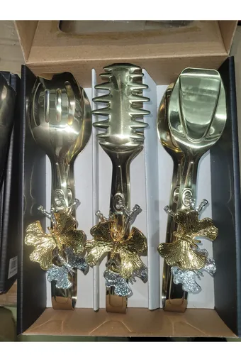 Dekorlu 3Lü Maşa Seti Karışık Desen
