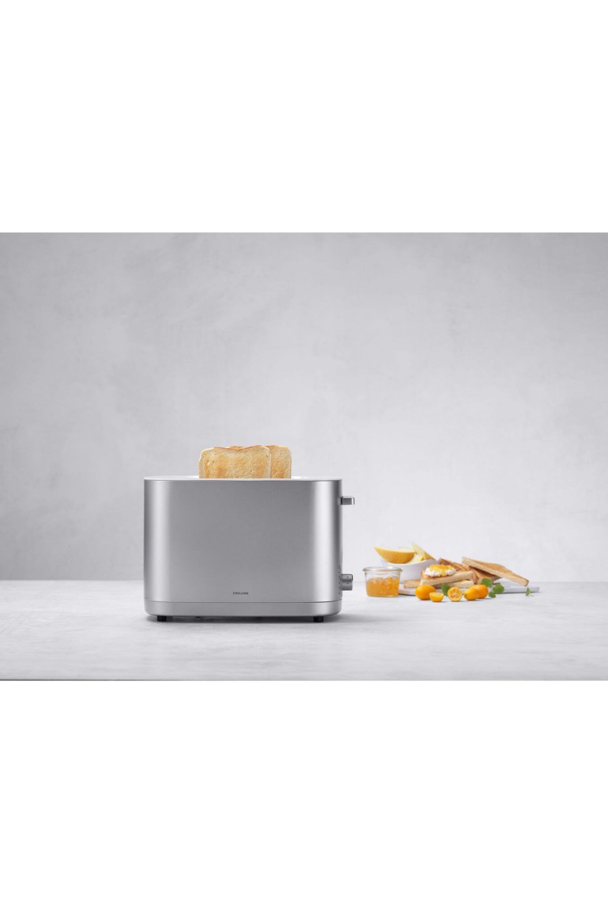 Zwilling Enfinigy Ekmek Kızartma Makinesi - Çörek Isıtıcılı - Metalik Gri - 530080000